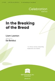 In the Breaking of the Bread SATB choral sheet music cover Thumbnail